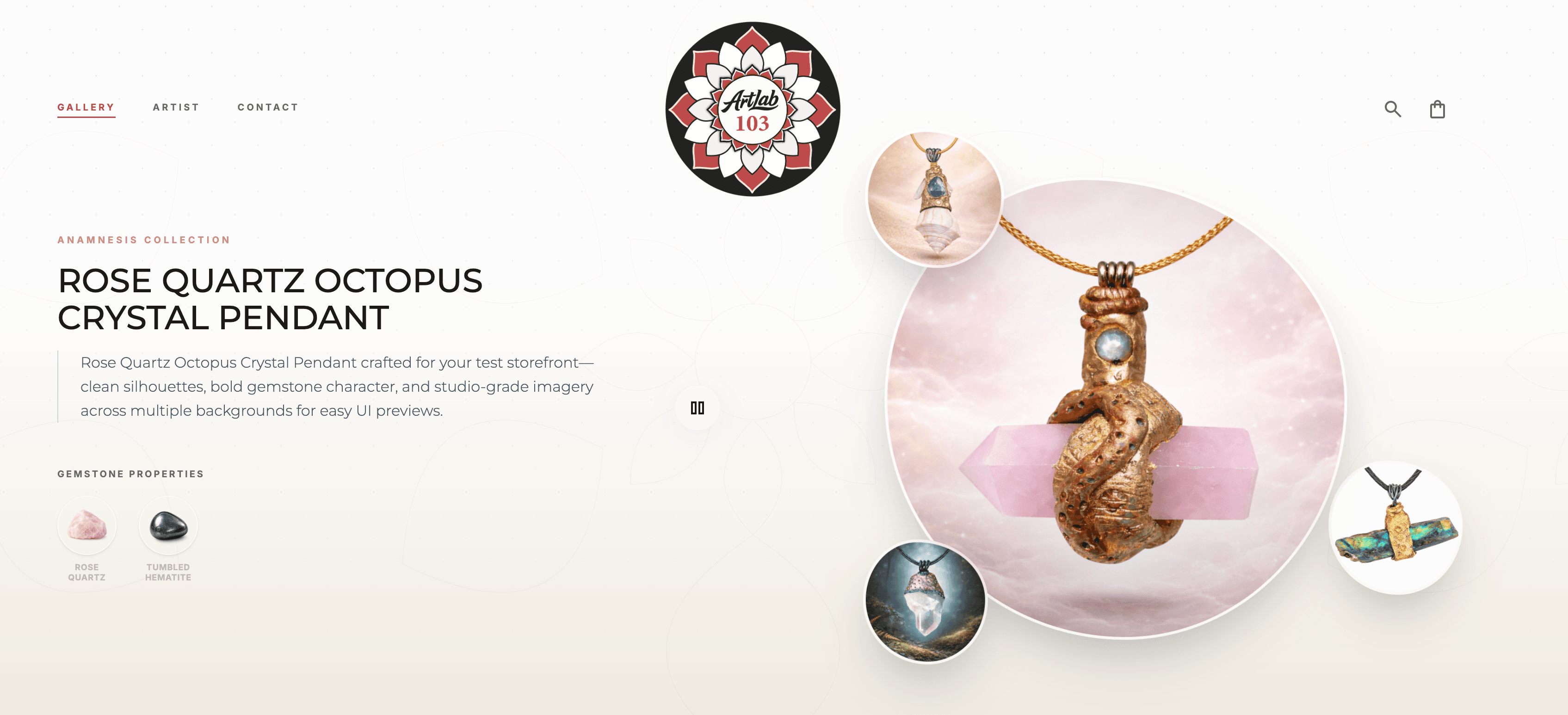 Artisan Jewelry Store Rebrand